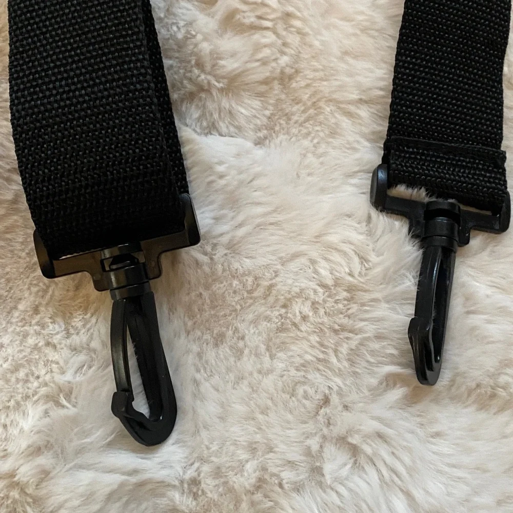 Black Adjustable Men's Woman’s Bag Shoulder Strap
